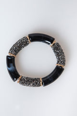 Bracciale rigido con strass