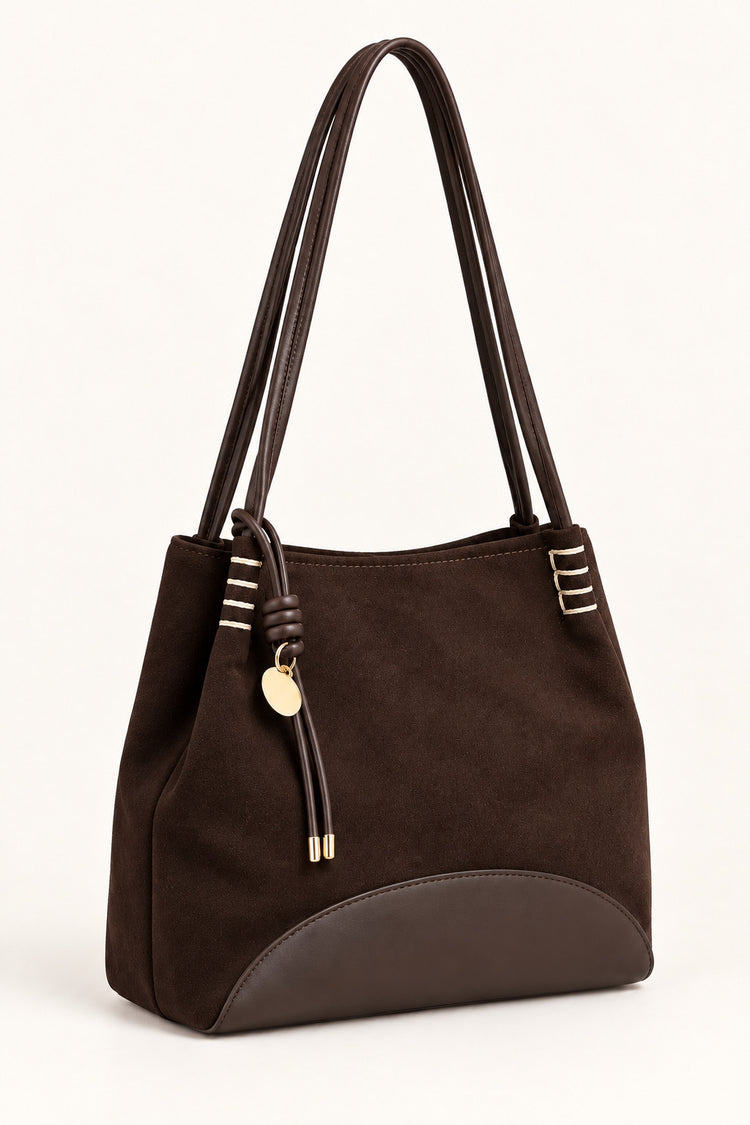 Borsa a secchiello velour