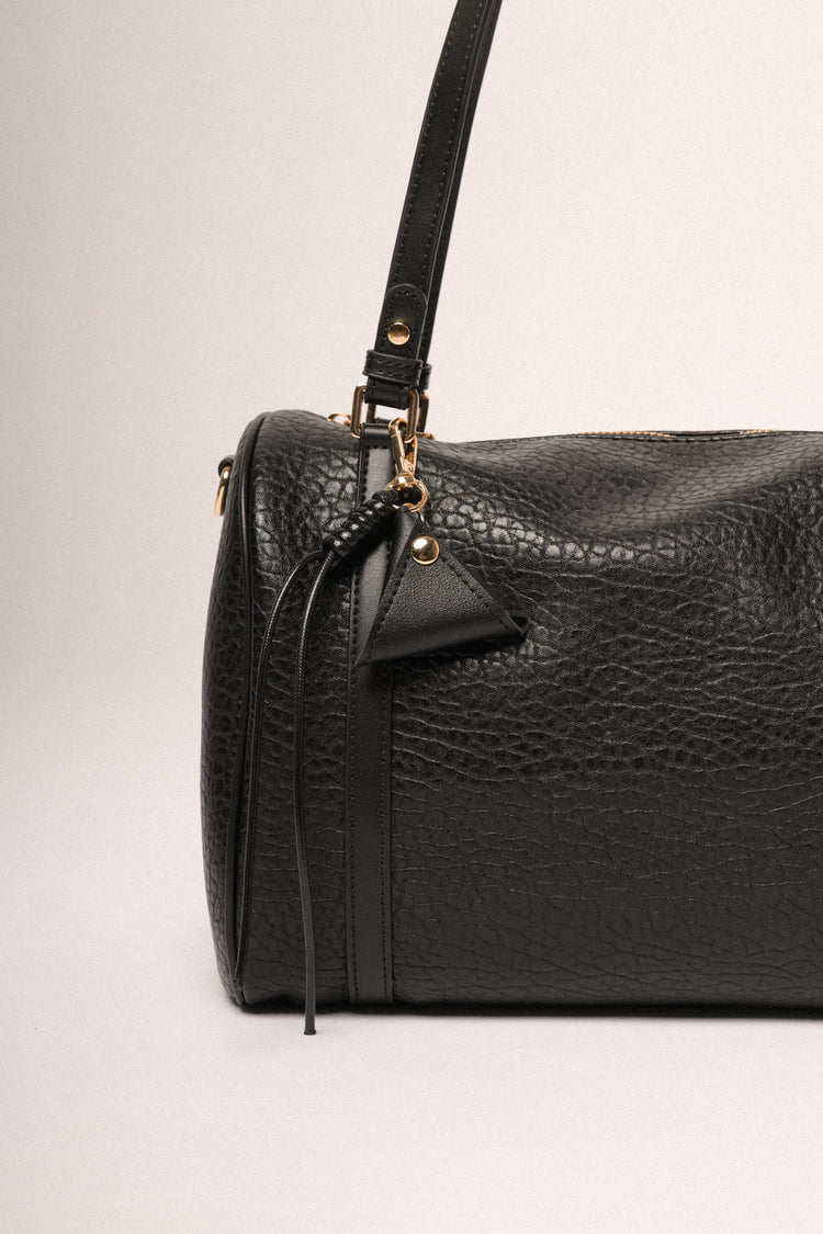 Borsa a spalla piccola martellata