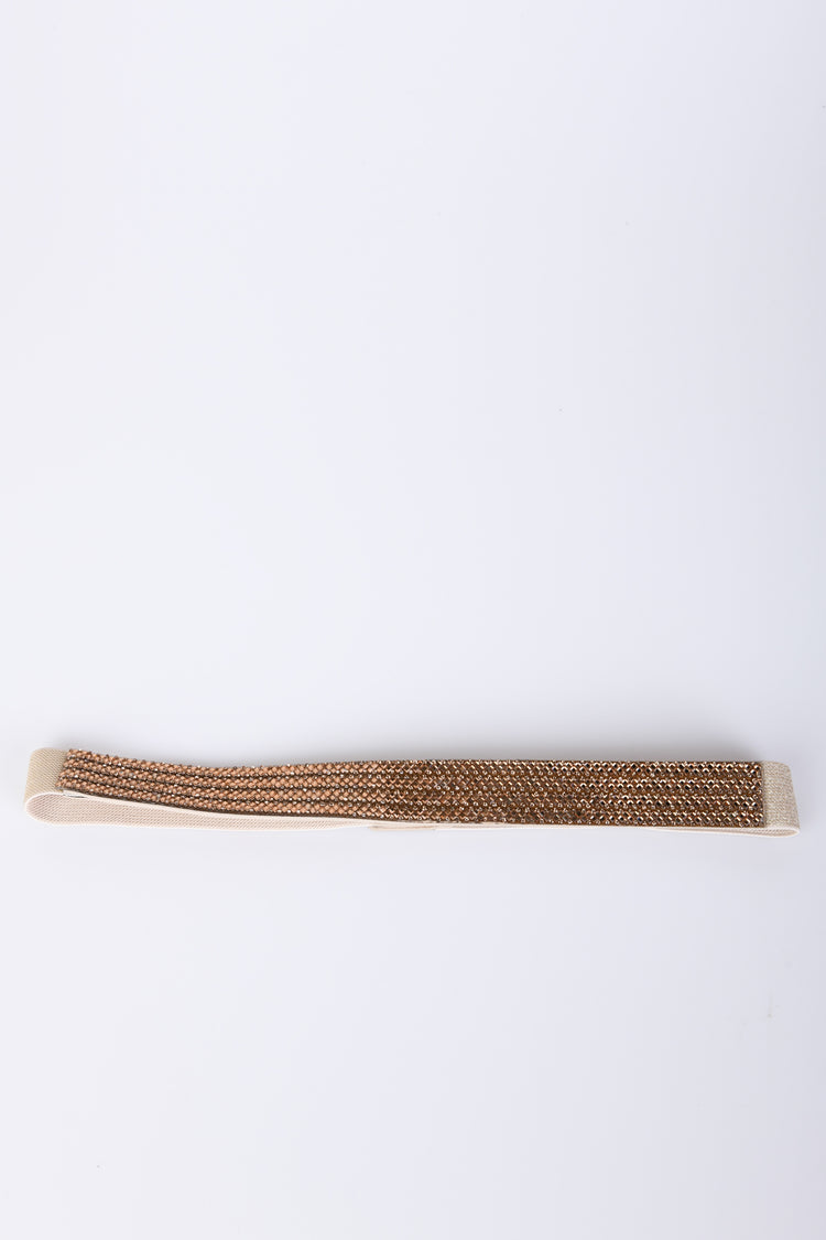Cintura elastica con strass