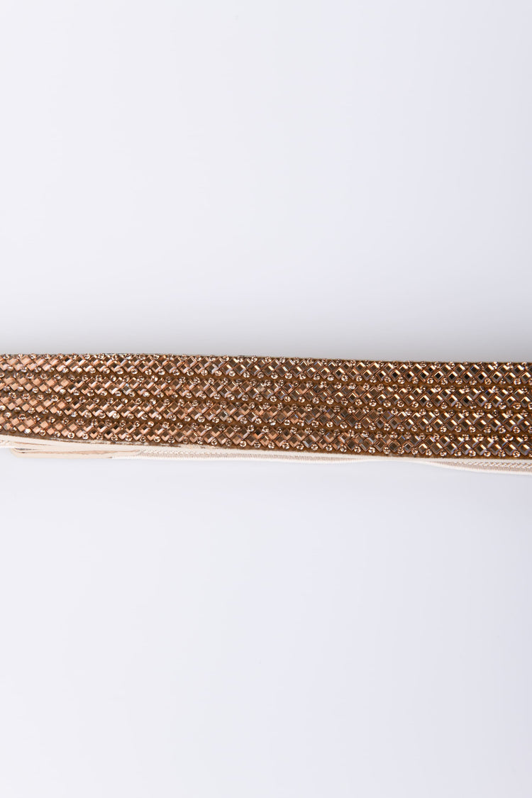 Cintura elastica con strass