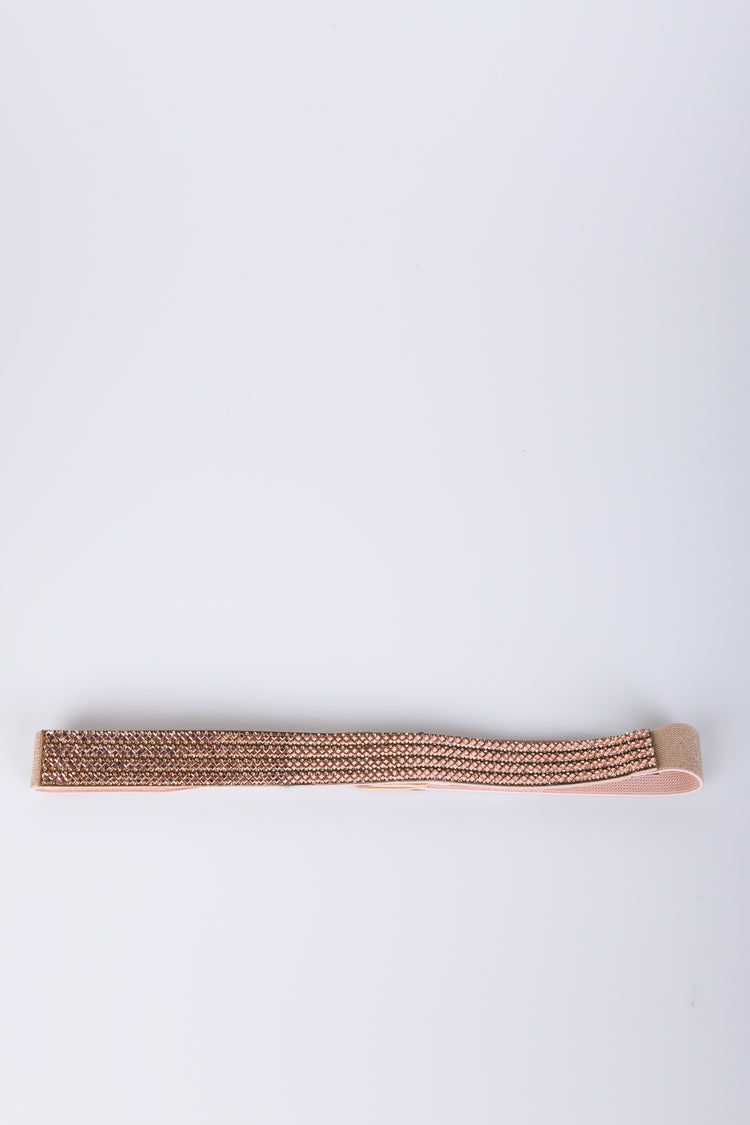 Cintura elastica con strass