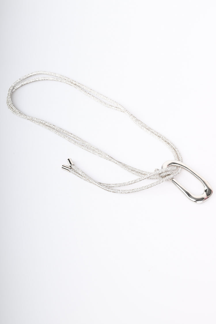 Cintura sottile con strass