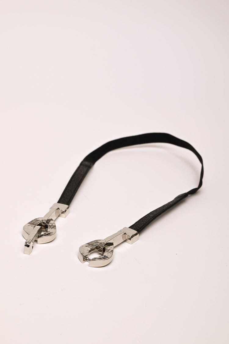 Cintura elastica con doppia fibbia