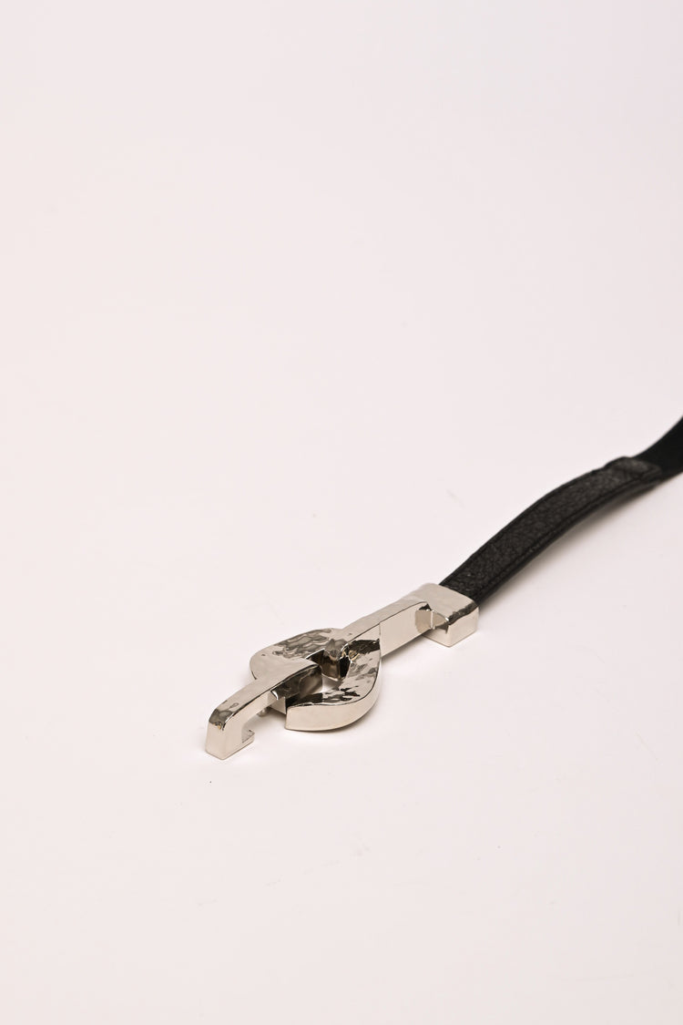 Cintura elastica con doppia fibbia