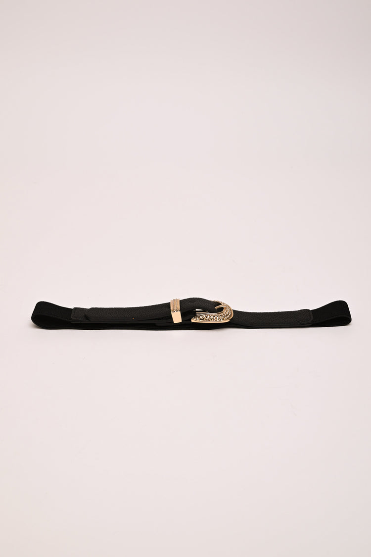 Cintura elastica con fibbia gioiello