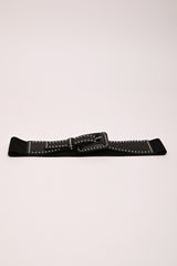 Cintura elastica con mini borchie