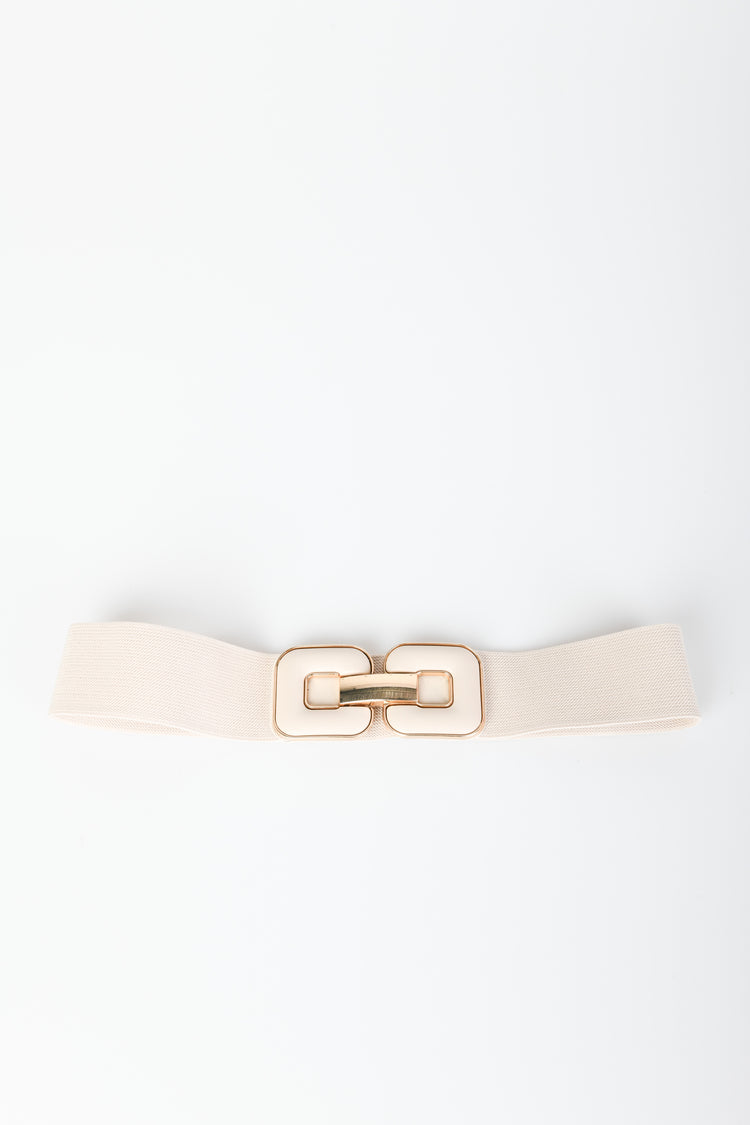 Cintura elastica con fibbia smaltata