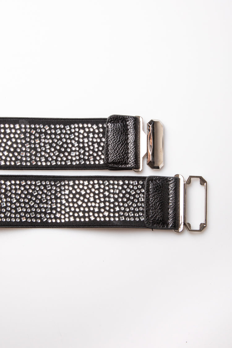 Cintura elastica con strass