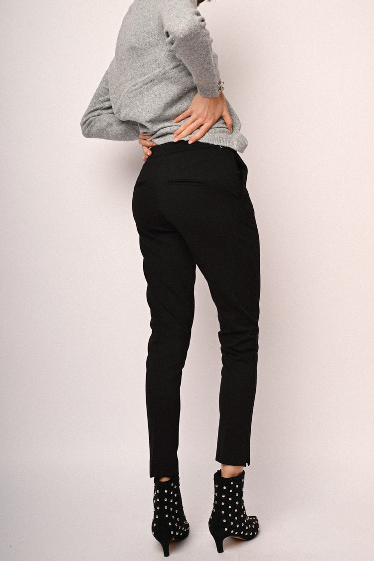 Pantaloni a sigaretta misto viscosa