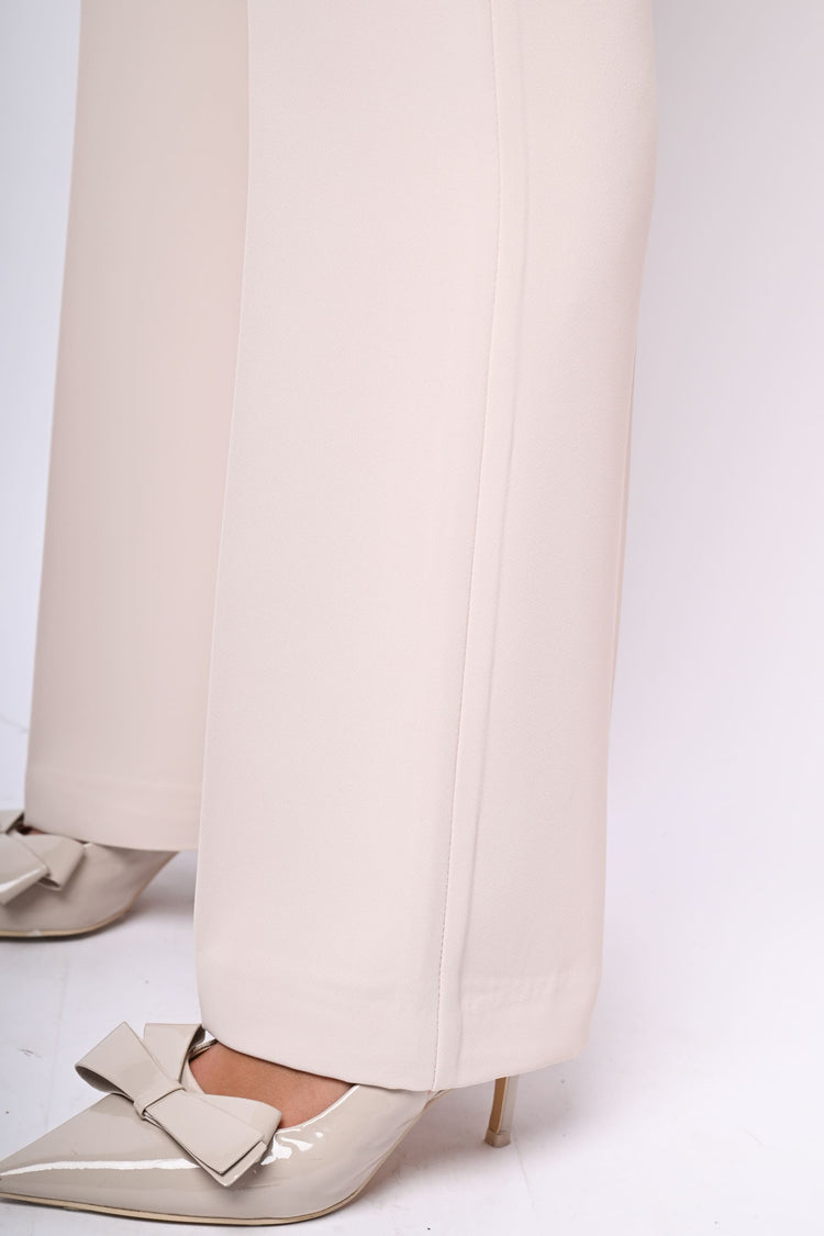Pantaloni svasati in crêpe