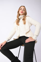 Pantaloni slim-fit con risvolto