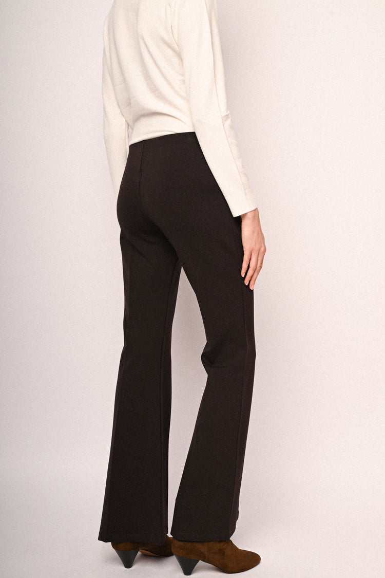 Pantaloni svasati misto viscosa