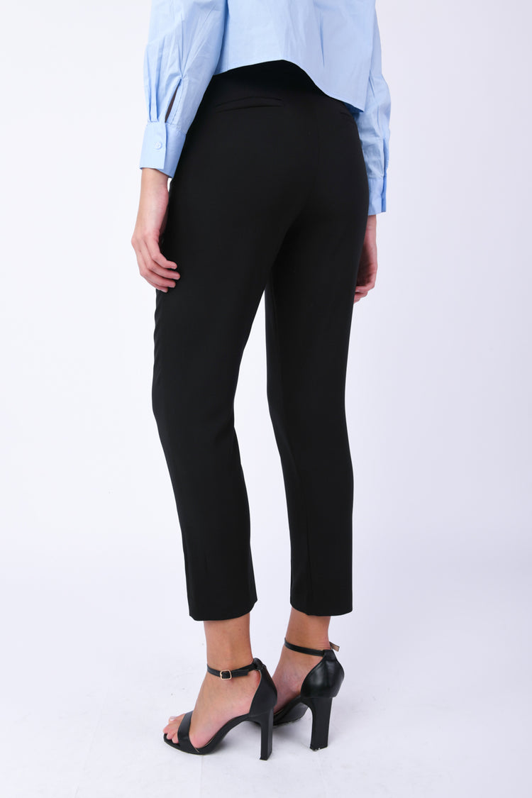 Pantaloni con impuntura centrale