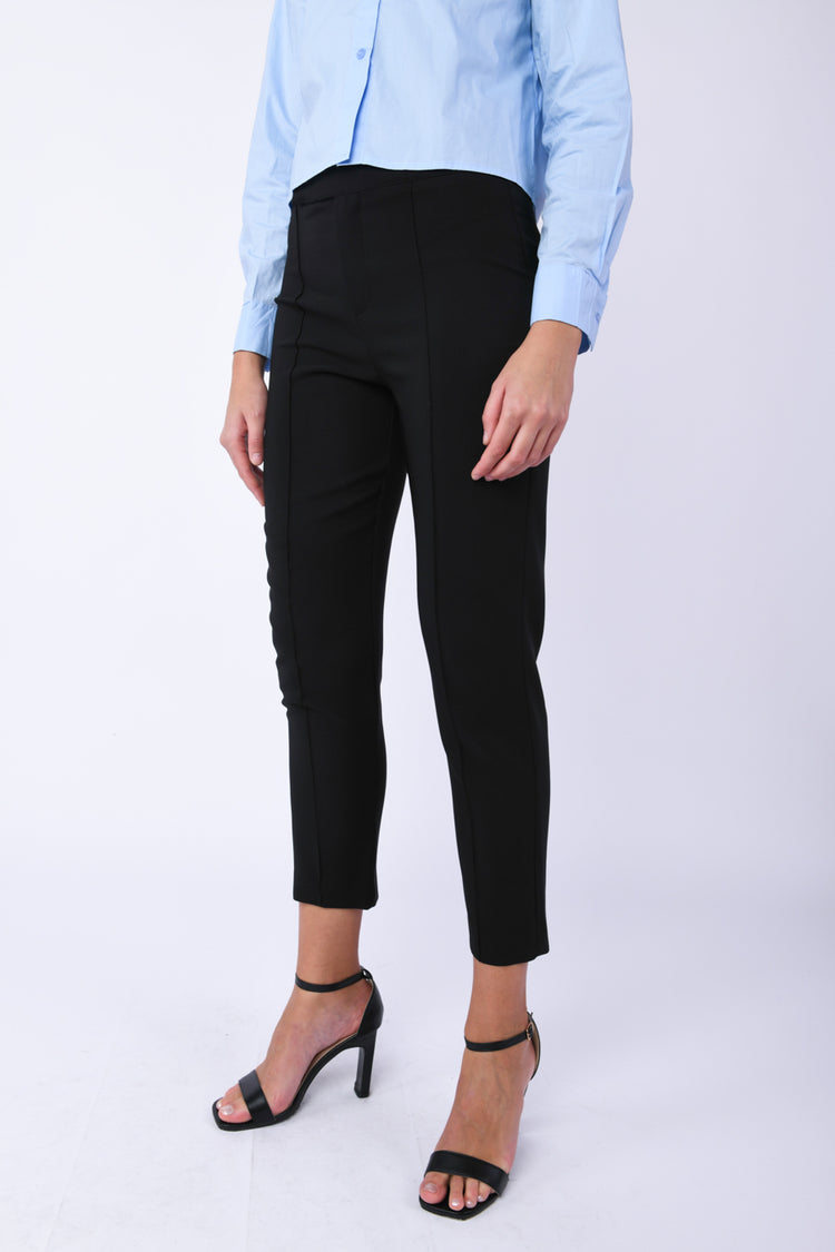 Pantaloni con impuntura centrale