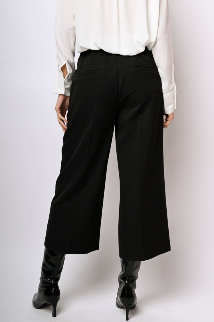Pantaloni palazzo crop