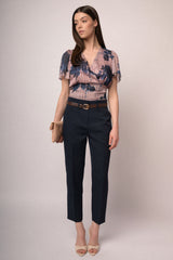 Pantaloni slim-fit con cintura