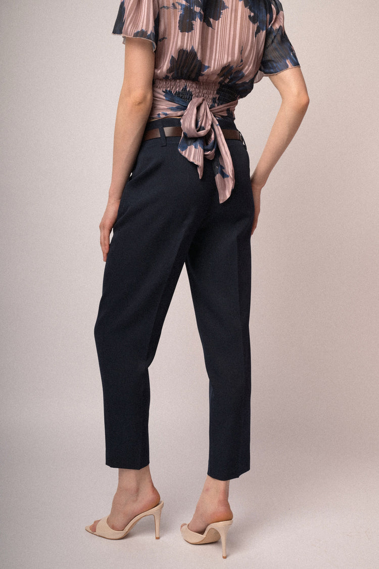 Pantaloni slim-fit con cintura