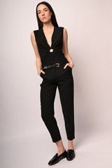 Pantaloni slim-fit con cintura