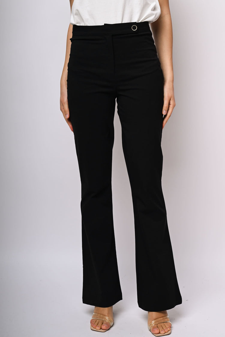 Pantaloni svasati misto viscosa