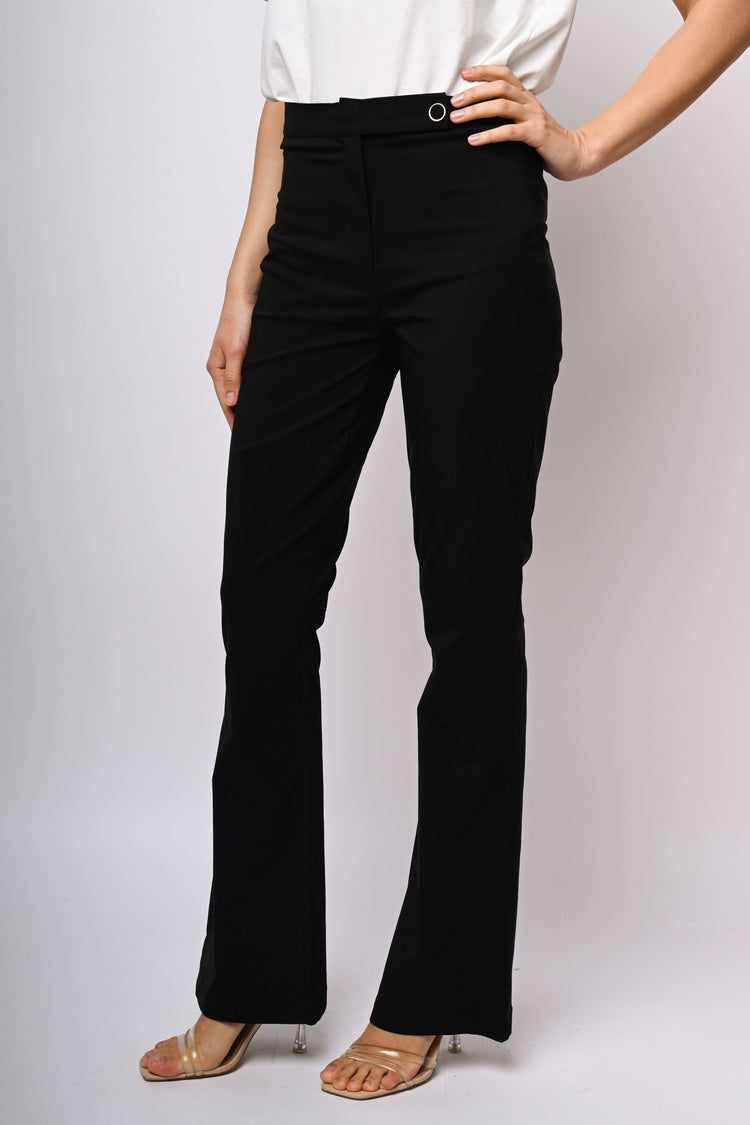 Pantaloni svasati misto viscosa