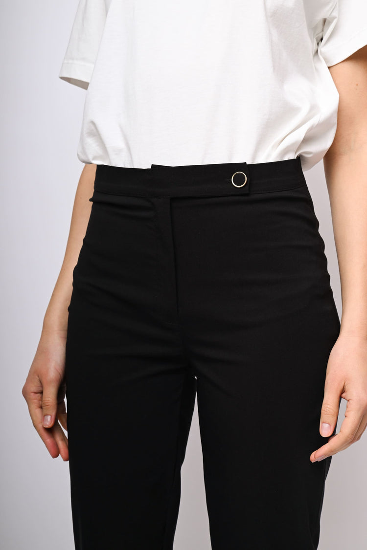 Pantaloni svasati misto viscosa