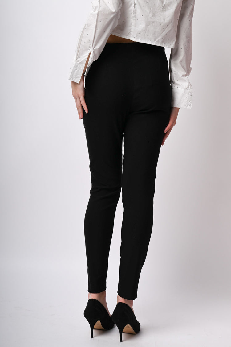 Pantaloni slim-fit misto viscosa