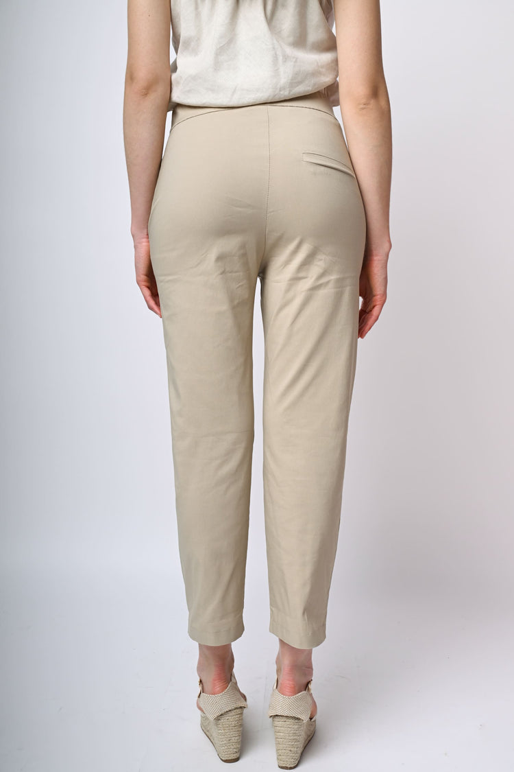 Pantaloni misto viscosa a gamba dritta