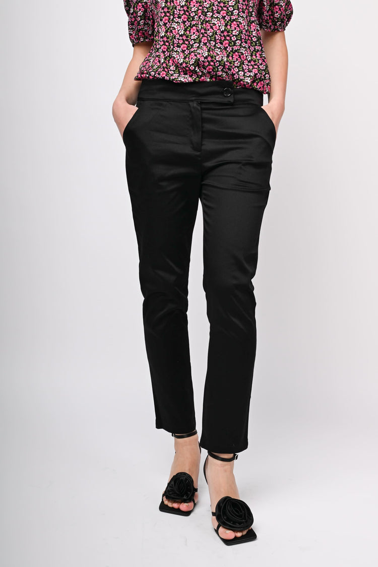 Pantaloni in cotone stretch