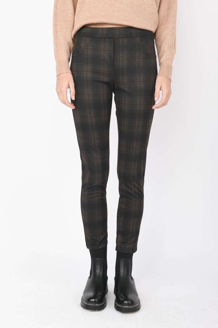 Leggings a motivo check