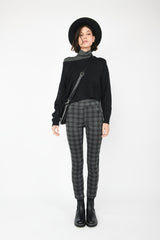 Leggings a motivo check