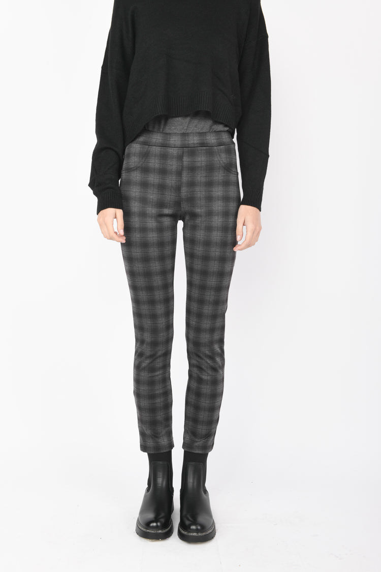 Leggings a motivo check