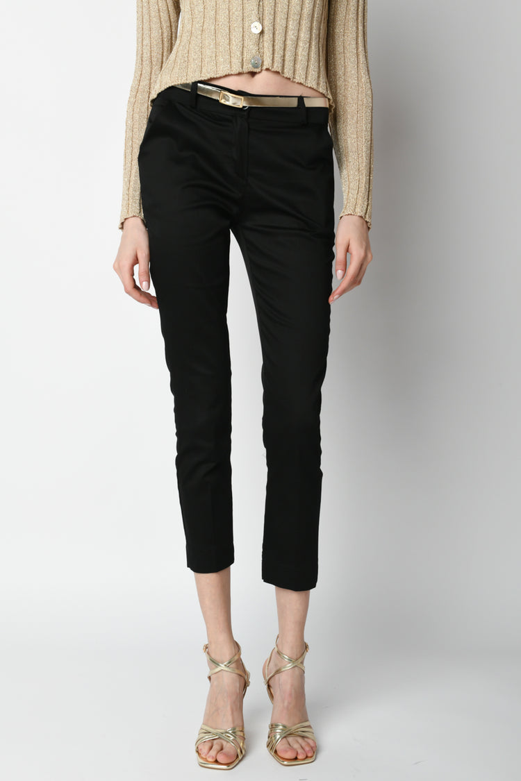 Pantaloni slim-fit con cintura