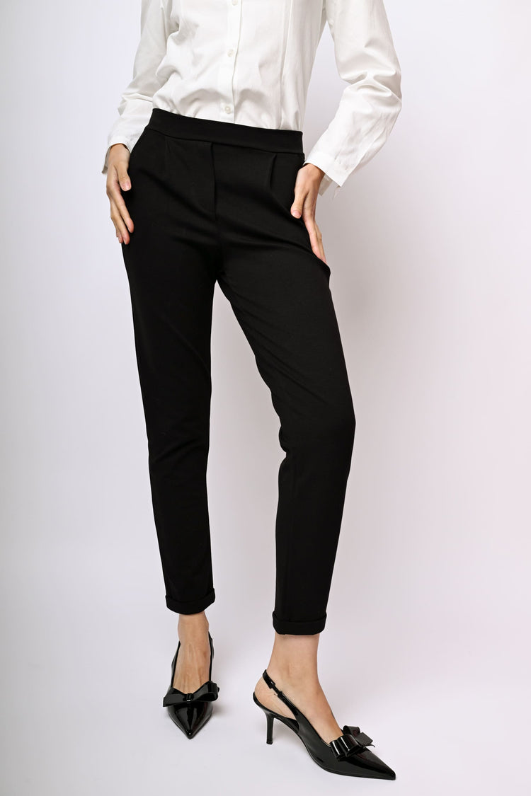 Pantaloni con vita elasticizzata