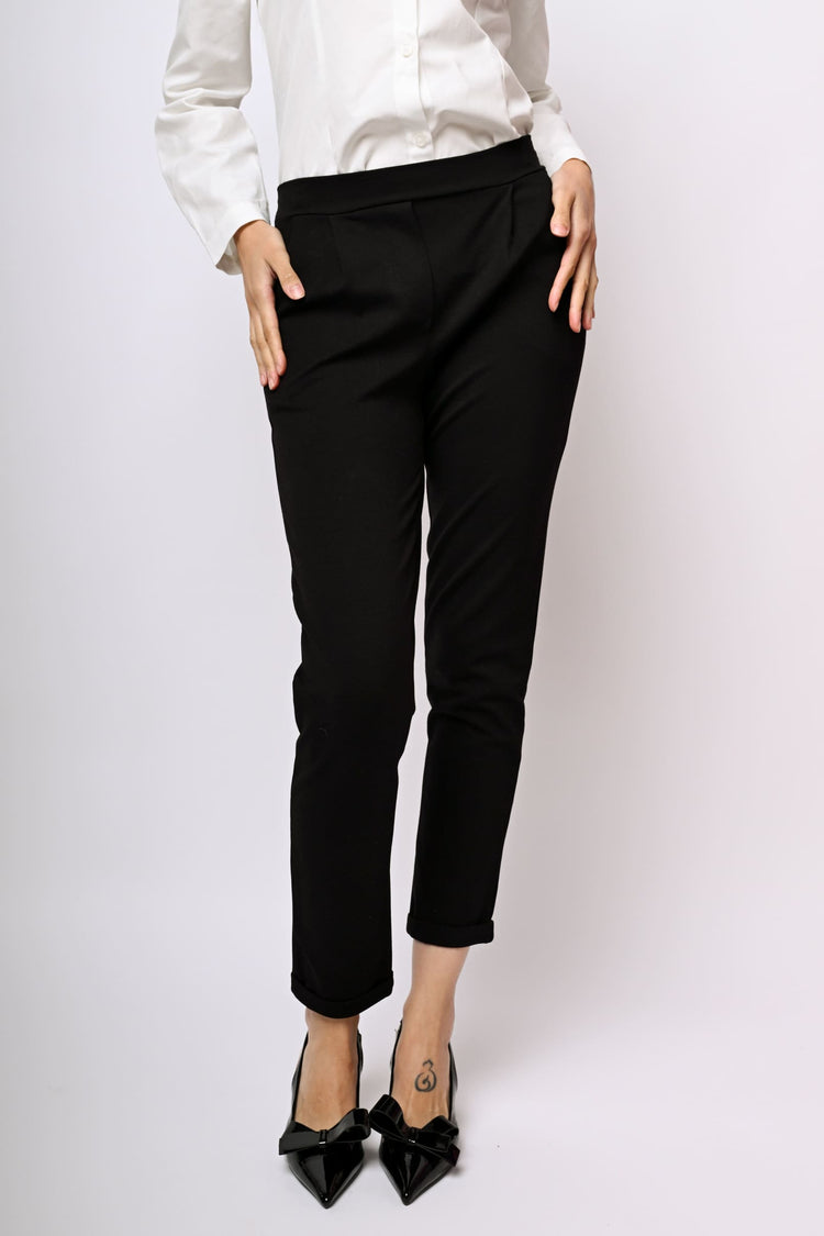 Pantaloni con vita elasticizzata