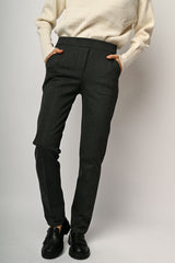 Pantaloni slim-fit misto viscosa