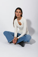Top con cut-out