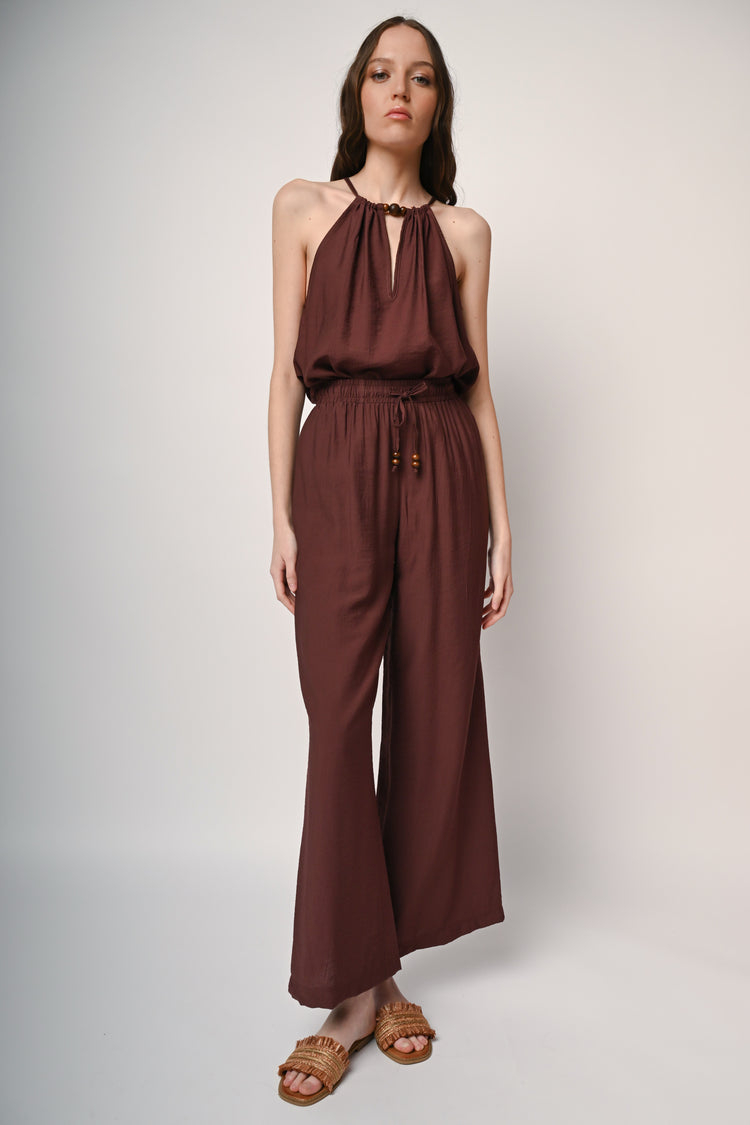 Pantaloni palazzo con coulisse