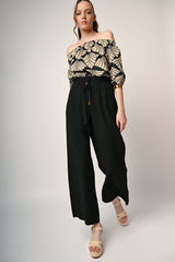 Pantaloni palazzo con coulisse