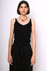 Top in maglia lurex