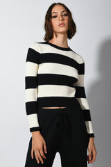 Pull a costine con righe