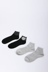 Set di due paia di calzini con cuore