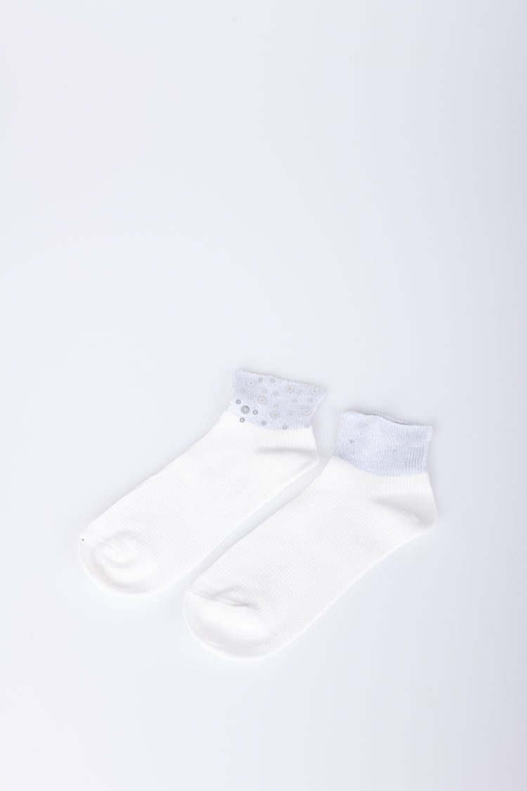 Set di due paia di calzini con paillettes