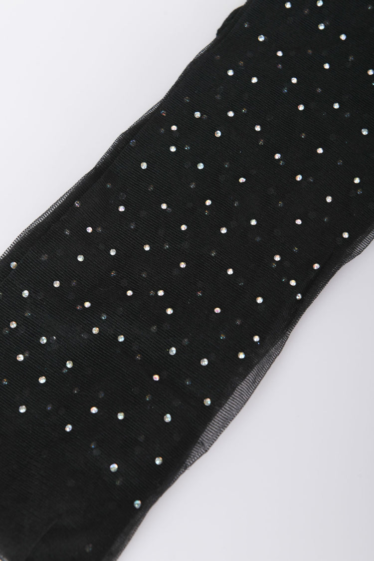 Set di due collant con strass