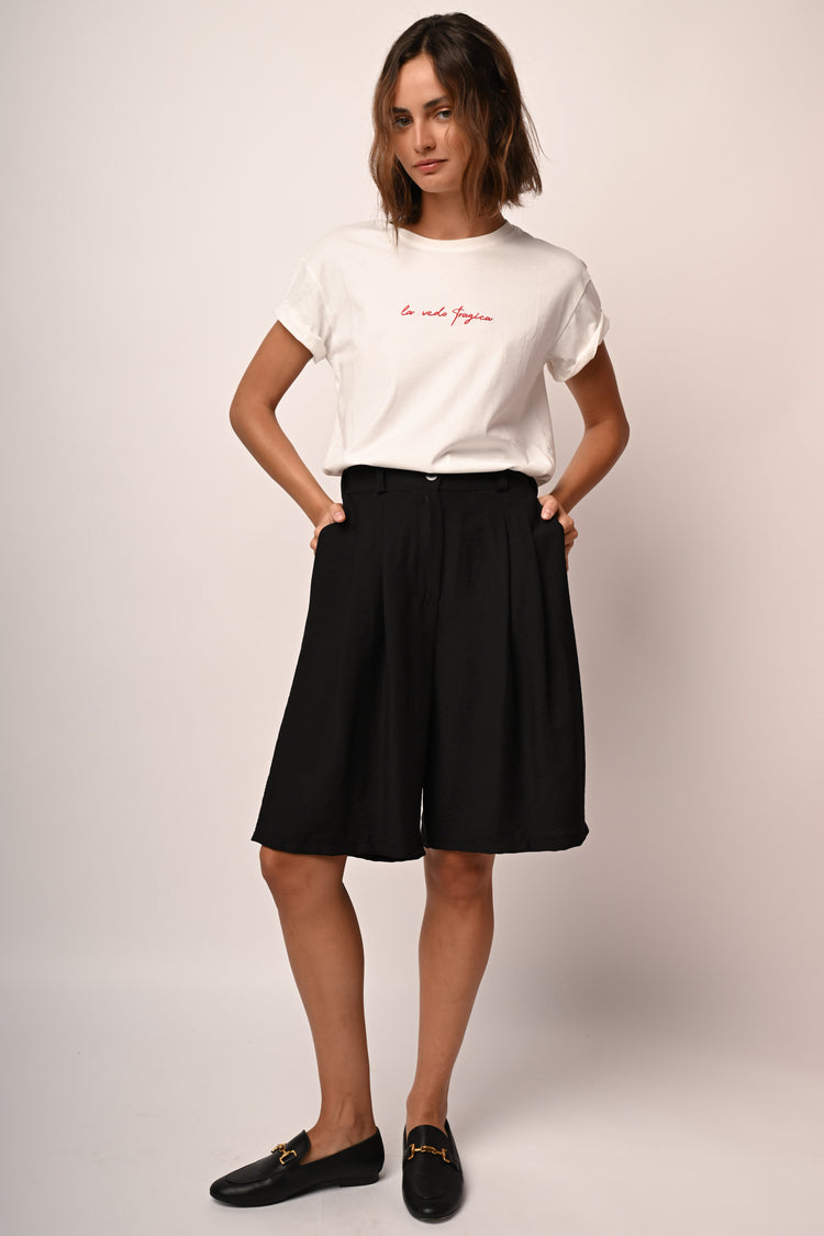 T-shirt La vedo Tragica in cotone
