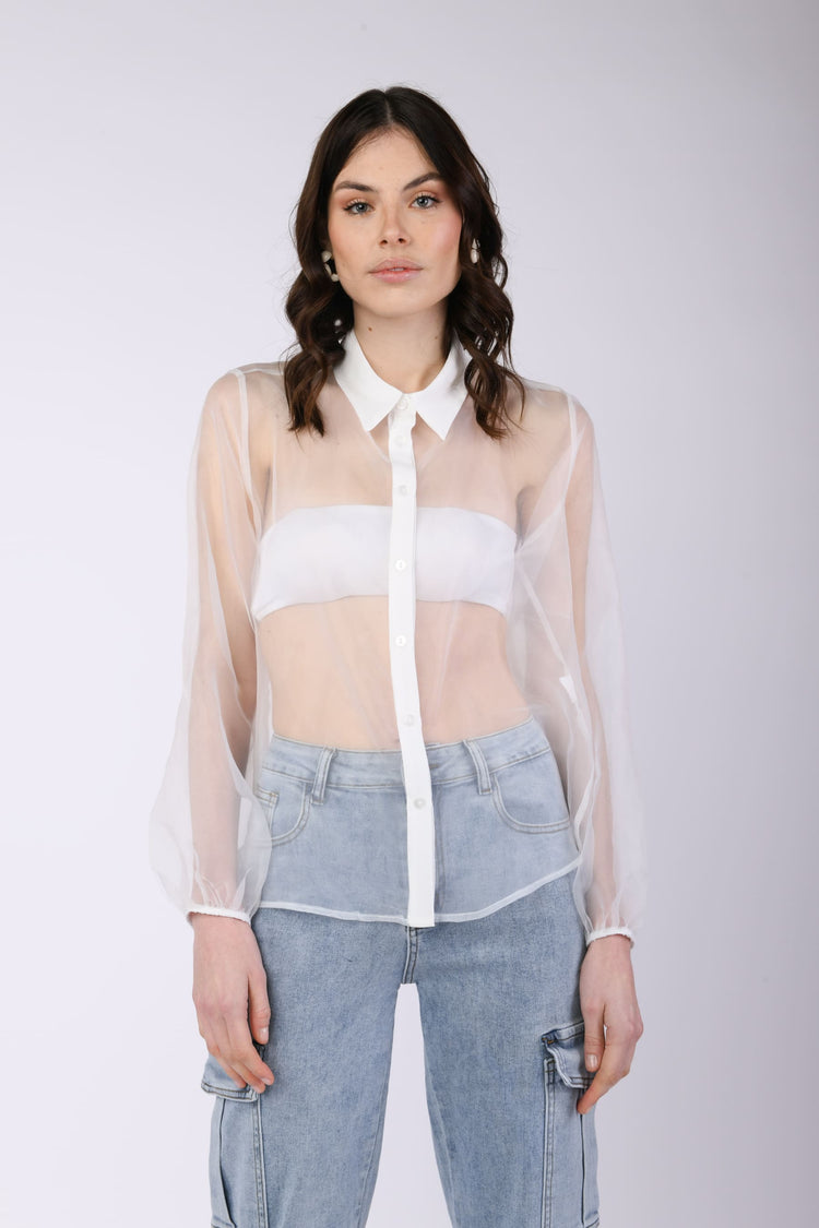 Camicia in organza