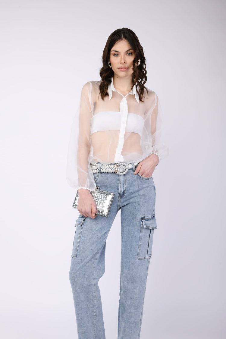 Camicia in organza