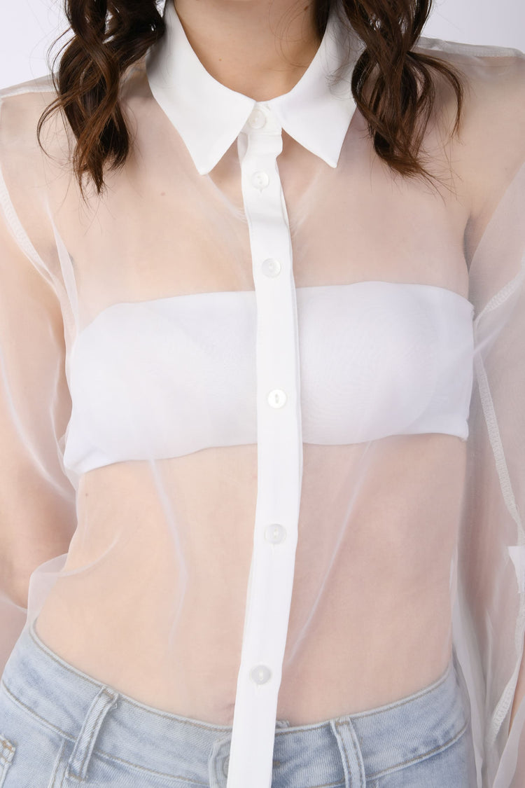 Camicia in organza
