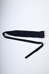 Cintura a fascia in pelle scamosciata