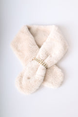 Sciarpa gioiello in faux fur